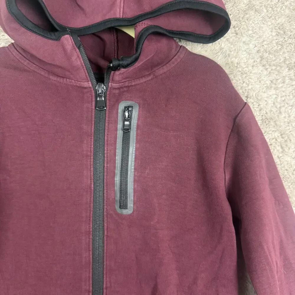 Old Navy Active Dynamic Fleece Zip Up Hoodie Sweatshirt Jacket Boys S 6 7